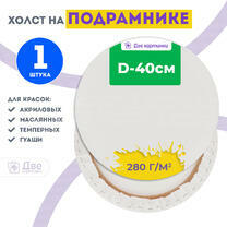 Без бренда «Холст Две картинки круглый 40 см на подрамнике» в Тольятти в интернет-магазине  Без бренда «Холст Две картинки круглый 40 см на подрамнике» в Тольятти