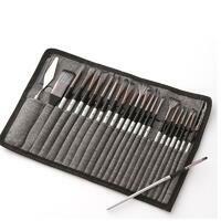 Без бренда «Коробка 50 шт.: Набор кистей для рисования в чехле, премиум набор (23 нейлоновых кисти, 1 мастихин)» в Тольятти в интернет-магазине Без бренда «Коробка 50 шт.: Набор кистей для рисования в чехле, премиум набор (23 нейлоновых кисти, 1 мастихин)» в Тольятти