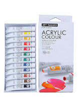 Без бренда «Коробка 48 шт.: Акриловые краски «Две картинки» 12 шт. по 12 мл, проф. пигмент» в Тольятти