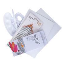 Без бренда «Набор подарочный «Две картинки»: краски акрил 12x12 мл, 2 холста 22x30 на мдф, 10 кистей, мастихин, палитра. Уценка (без упаковки)» в Тольятти в интернет-магазине  Без бренда «Набор подарочный «Две картинки»: краски акрил 12x12 мл, 2 холста 22x30 на мдф, 10 кистей, мастихин, палитра. Уценка (без упаковки)» в Тольятти