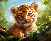 Малыш тигренок