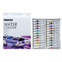 Без бренда «Коробка 24 шт.: Краски акварель «Две картинки» в тюбиках 24 шт. по 12 мл» в Тольятти