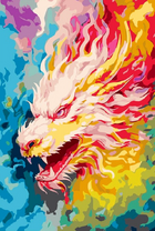 Без бренда «Разноцветный огненный дракон» в Тольятти в интернет-магазине  Без бренда «Разноцветный огненный дракон» в Тольятти