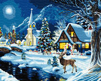 Новогодняя сказка в деревне среди гор