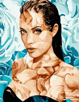 Оригинальный портрет Анжелины Джоли