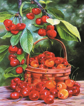 Корзинка черешен