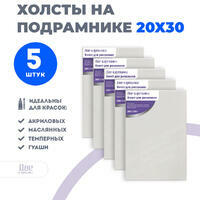 Без бренда «Набор 5 шт. холст Две картинки на подрамнике 20X30» в Тольятти