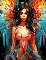 Без бренда «Девушка в ярком костюме в стиле фэнтези» в Тольятти в интернет-магазине Без бренда «Девушка в ярком костюме в стиле фэнтези» в Тольятти