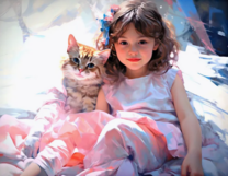 Без бренда «Девочка и пушистая кошечка» в Тольятти