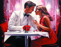 Без бренда «Пара на свидании в ресторане» в Тольятти