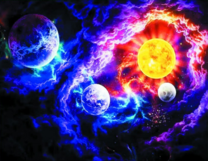 Без бренда «Солнце и планеты среди туч» в Тольятти