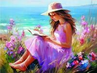 Без бренда «Девочка читает на берегу» в Тольятти в интернет-магазине  Без бренда «Девочка читает на берегу» в Тольятти